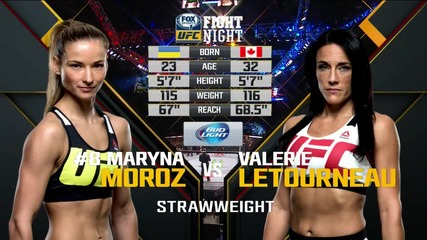 Maryna Moroz vs Valerie Letourneau (ufc Fight Night 74, 23.08.2015)