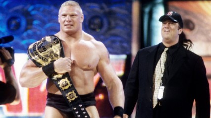 Brock Lesnar's first entrances as WWE Champion: Raw, Aug. 26, 2002