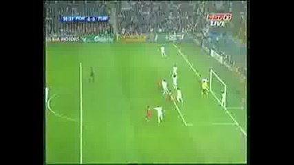 Euro 2008 - Португалия - Турция Незачетения гол
