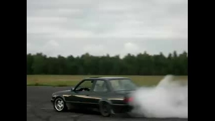 Bmw E30 325i Brusy Borsk Palenie gumy