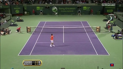 Roger Federer - Amazing Point [hd]
