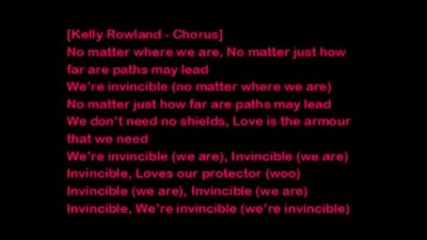 Tinie Tempah ft. Kelly Rowland - invincible - Lyrics 