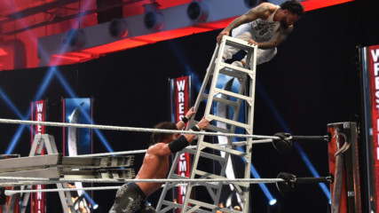 Jimmy Uso risks it all for the SmackDown Tag Team Titles: WrestleMania 36 (WWE Network Exclusive)