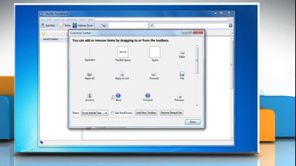 Mozilla® Thunderbird 3: Unable to customize screen size