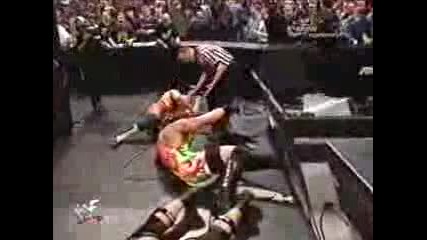 Wwf No Mercy 2001 - Stone Cold vs Rob Van Dam vs Kurt Angle ( Wwf Championship ) 