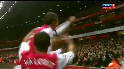 Arsenal Vs Aston Villa 3-2 All Goals Match Highlights 29-01-12 Hd
