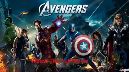 Супер готин плакат на мощния филм Отмъстителите (2012)