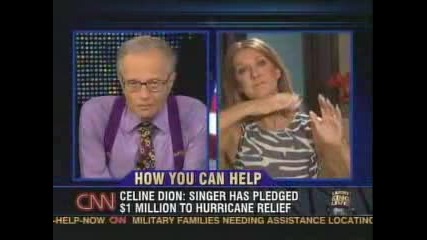 Celine Dion on Larry King September 3, 2005 - Celine Dion