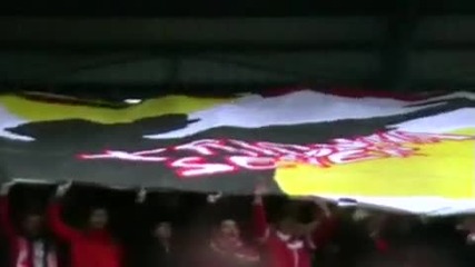 Дерби! Спарта Прага - Славия Прага - Агитката на Славия! *12.04.2010г.* 