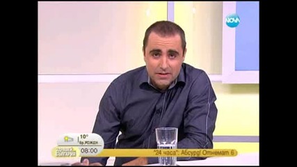 Волен Сидеров гостува в Здравей България 07.09.2012г.