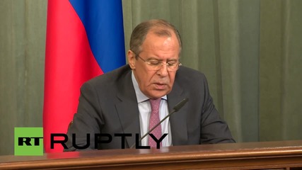 Russia: Lavrov says the principle of reciprocity led to EU 'blacklist'
