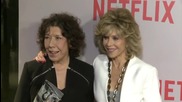 Legends Lily Tomlin and Jane Fonda Pose and Work Together