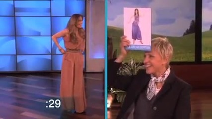 Смях! Ellen и Jennifer Lopez танцуват.