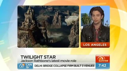 Jackson Rathbone on Sunrise - Twilight star Australian interview