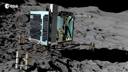 Сондата Philae - спускане и изследване на кометата 67р (анимация)