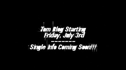 Video Announcement from Tom Kaulitz 
