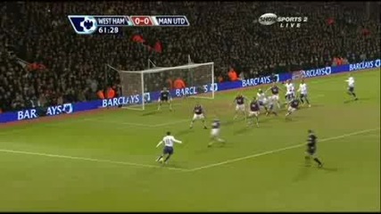 Уест Хям - Манчестър Юнайтед 0:1 Ryan Giggs Страшен Гол