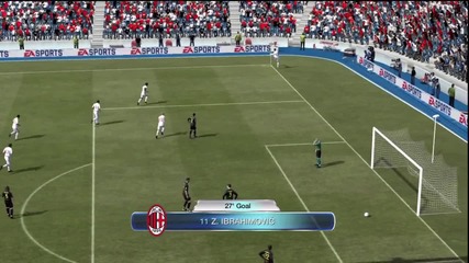 Fifa 12- Красив гол на Ибрахимович от воле