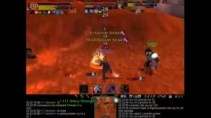 Awesome Wow Pvp Twinked lvl 1 wins vs lvl 22