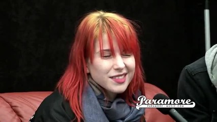 Paramore - Having Fun (interview Part 3) 2011