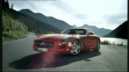 Михаел Шумахер в реклама на Мерцедес 