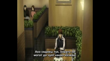 Death Note - епизод 10 Bg Sub