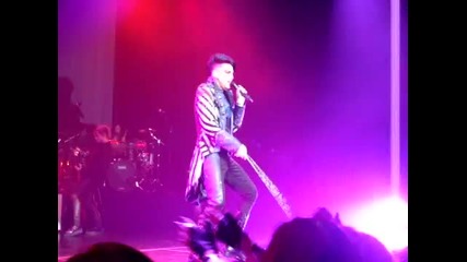 Adam Lambert Glamnation Tour Hammond, Indiana 6 - 17 - 10 Hq - Strut