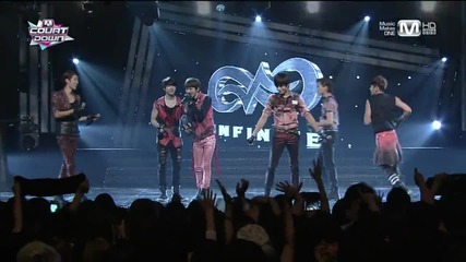 130725 Infinite - No.1 & Encore @ Mcountdown