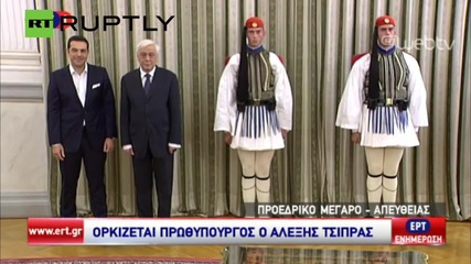 Tsipras Sworn In as Greek PM for Second Time in 2015