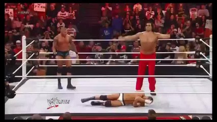 Wwe Raw 06.02.2012 Cody Rhodes & Wade Barrett vs The Great Khali & Randy Orton