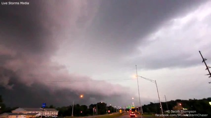 Буря в Денисън, Айова 31.8.2014