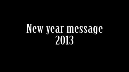 the Gazette - New Year Message 2013