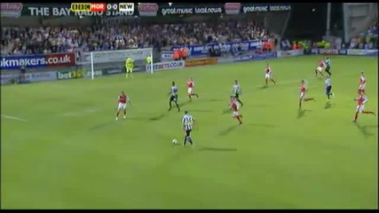 28.08.2013 The League Cup Morecambe - Newcastle 0-2