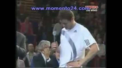 Последния мач на Марат Сафин в професионалната му кариера