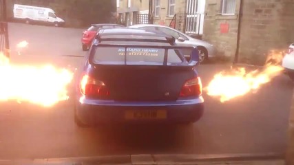 Epic Subaru flames