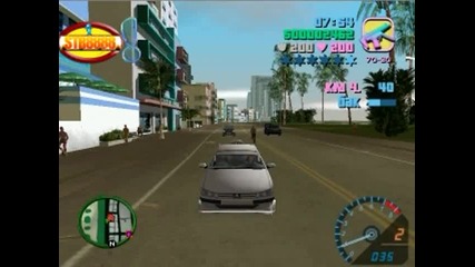 GTA - Vice City - Need For Speed - Undeground - Разглеждане На Таксито High Quality