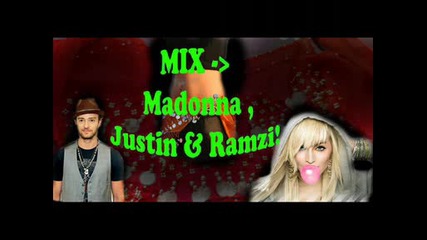 (mix) Madonna,  Justin & Ramzi - Hq