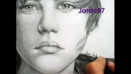 Drawing Justin Bieber 
