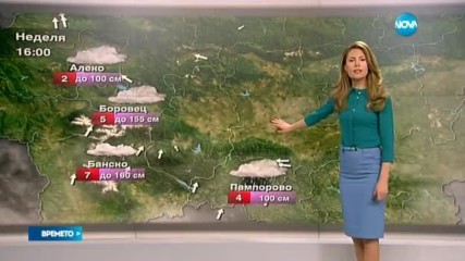 Прогноза за времето (26.02.2017 - обедна емисия)
