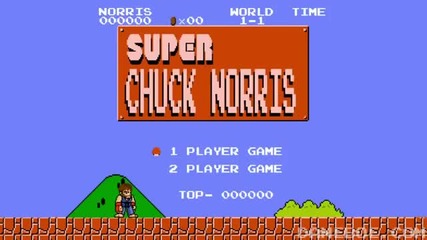 Чък Норис в играта Super Mario