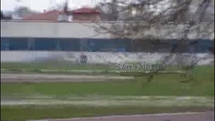 Ferrari 599 Gto sound Accelerations, fly - bys, laps on Fior 