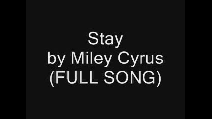 [бг превод] Miley Cyrus - Stay (full song) + download link