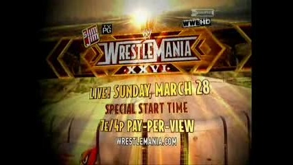 Wrestlemania 26 Official Promo