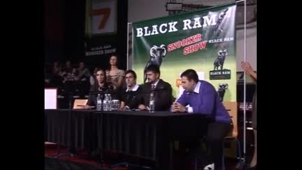 Black Ram Snooker Show с Ronnie O'sullivan в България