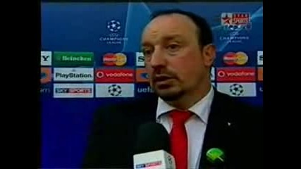 Beşiktaş 2-1 Liverpool Rafa Benitez Interview Аfter The Мatch