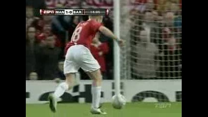Man Utd - Barca, Polyfinal Scholes