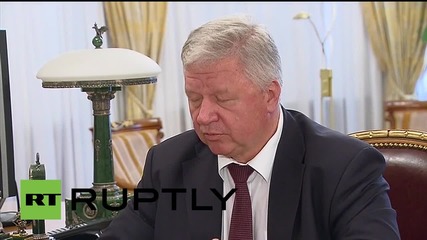 Russia: Putin talks Crimean labour laws with Trade Unions of Russia head