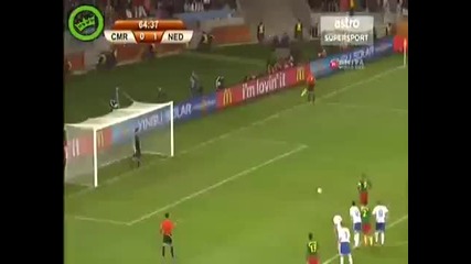 Worldcup 2010 Cameroon 1 - 2 Netherlands Full Highlights 