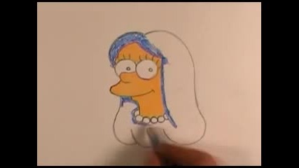 Рисуване на Teenage Marge