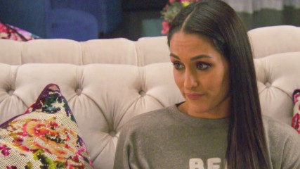Nikki and Brie Bella have a heart-to-heart chat about Nikki and John Cena's breakup and the Women's Royal Rumble Match: